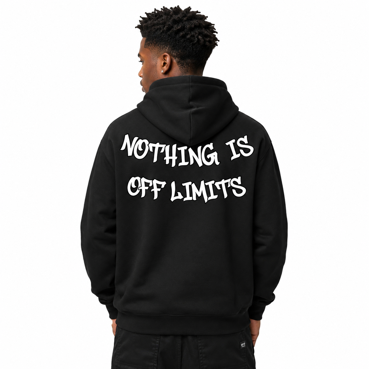 OFF LIMITS DRIP HOODIE (BLACK/BLUE)