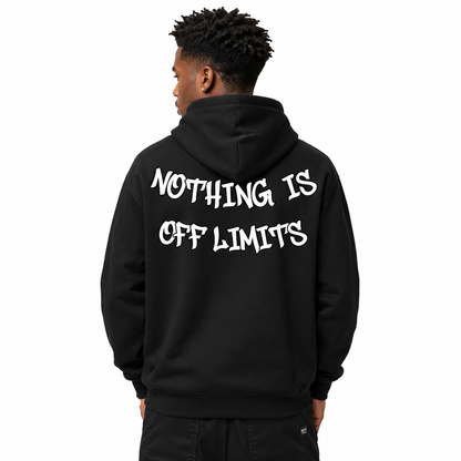 OFF LIMITS DRIP HOODIE (BLACK/BLUE)