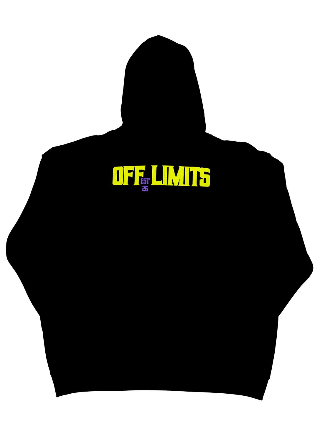 Nothing Is 'Off Limits' Mens Hoodie (Green/Purple)