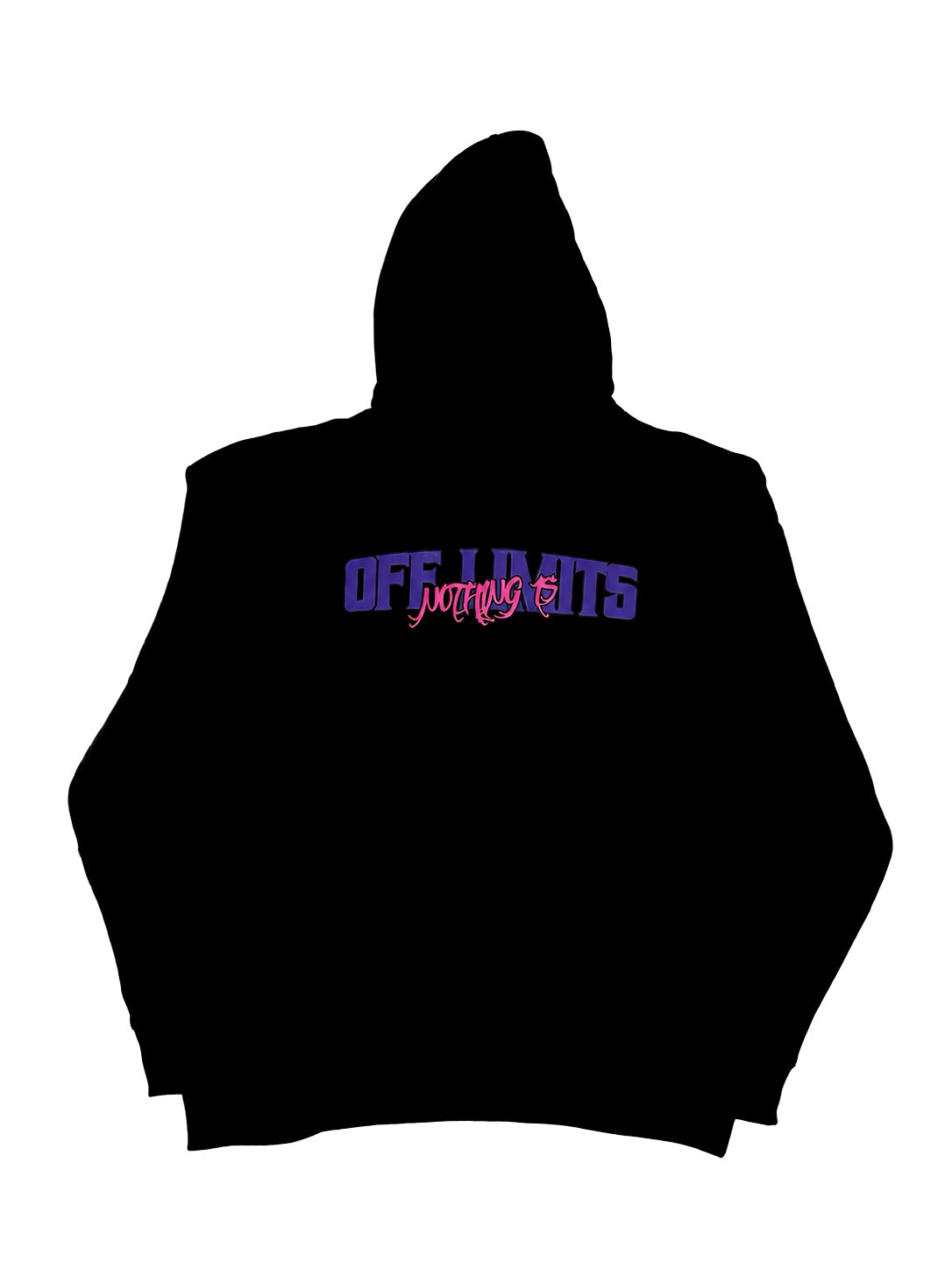 Nothing Is 'Off Limits' Womans Hoodie (Purple/Pink)