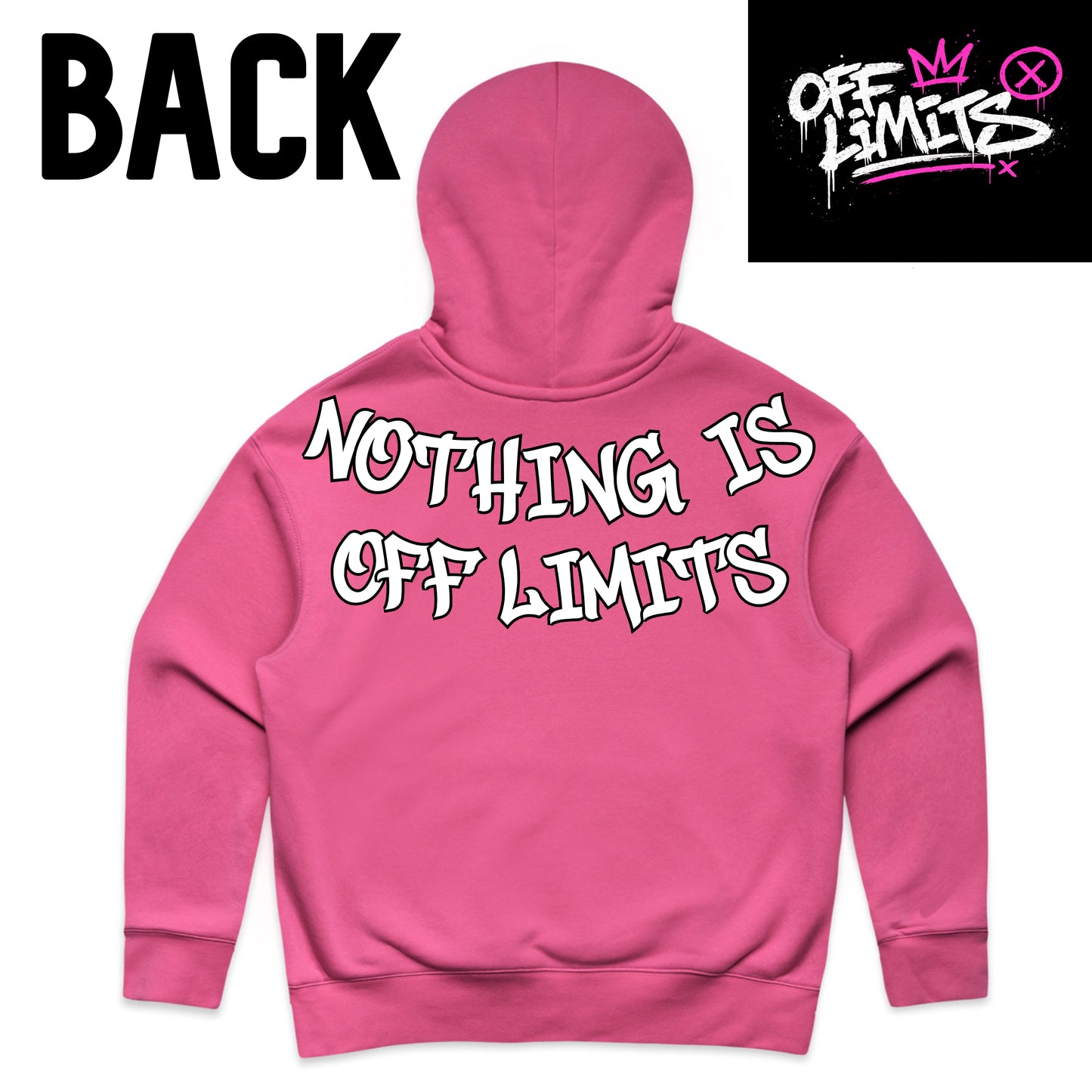 OFF LIMITS DRIP HOODIE (PINK)